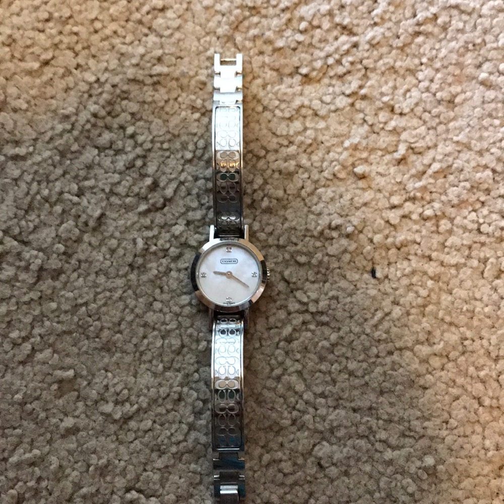 Coach bracelet watch with Diamonds